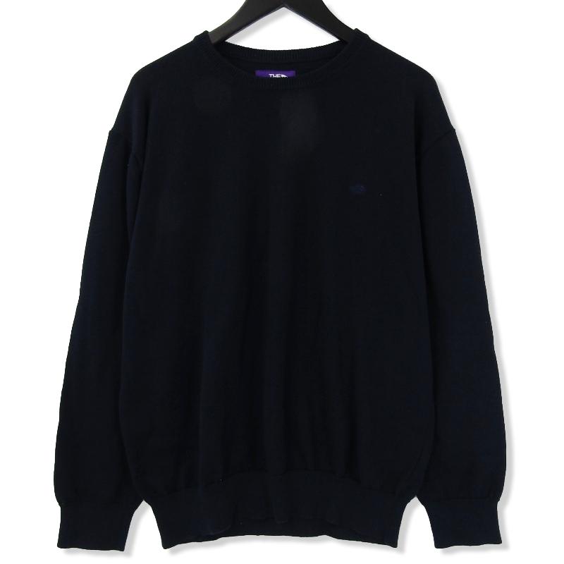 THE NORTH FACE PURPLE LABEL ノースフェイスパープルレーベル ニットセーター NT6801N Pack Field  Sweater ネイビー 紺 L 71006210 : 71006210 : クラシック - 通販 - Yahoo!ショッピング