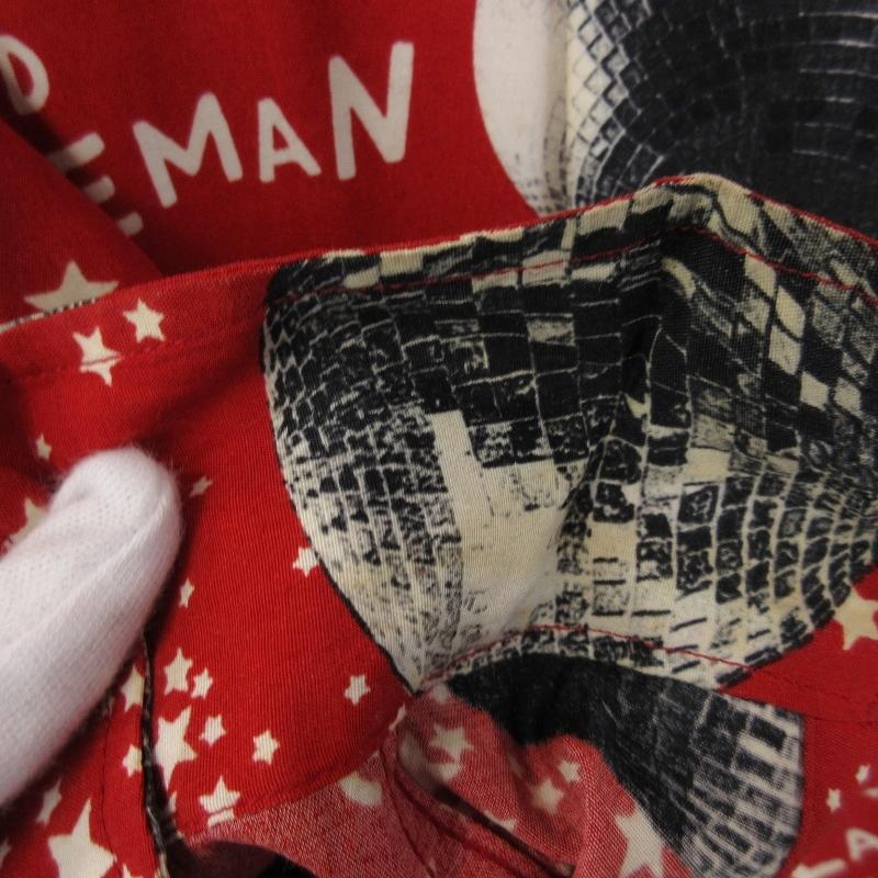 ワコマリア ミラーボール柄アロハシャツ WACKO MARIA ワコマリア 長袖アロハシャツ 18SS ミラーボール L