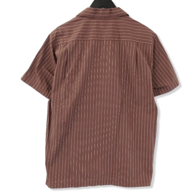 WACKO MARIA ワッコマリア ストライプ半袖シャツ Mサイズ WACKO MARIA (ワコマリア) STRIPED OPEN COLLAR SHIRT S/S