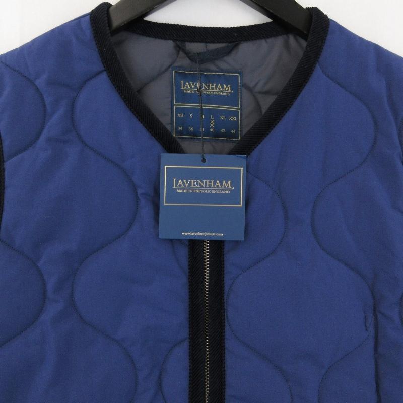 LAVENHAM 未使用 ラベンハム キルティングベスト SLJ4045 ZIP LAVENHAM 未使用 ラベンハム キルティングベスト SLJ4045 ZIP