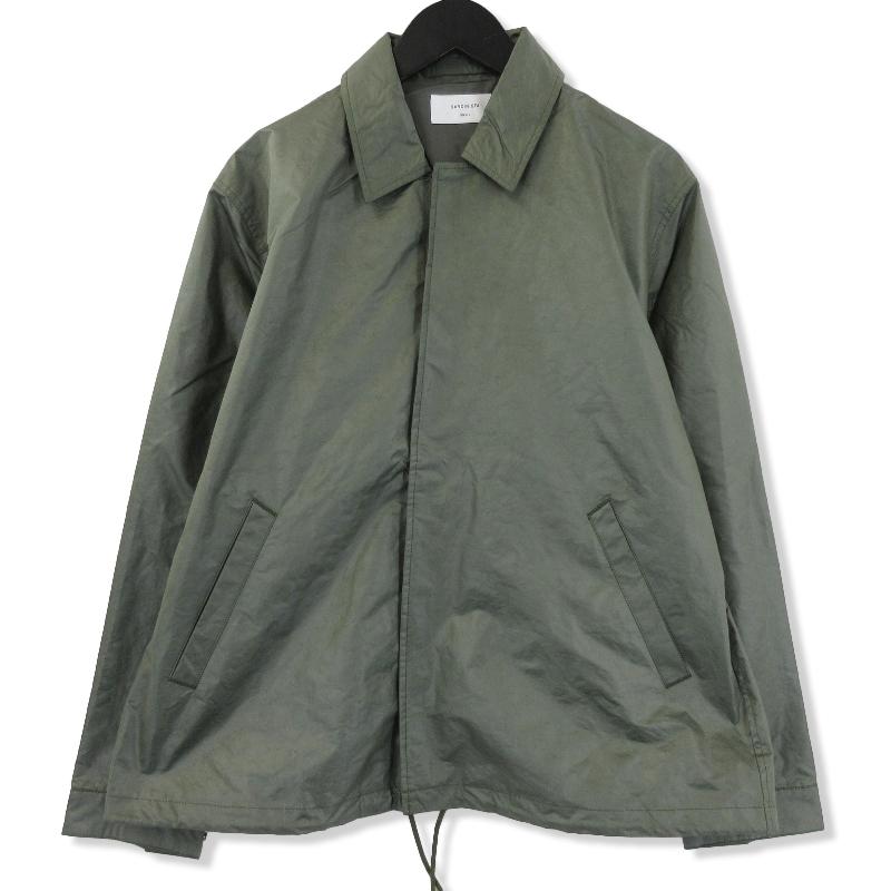 美品 SANDINISTA サンディニスタ コーチジャケット コーティング加工 