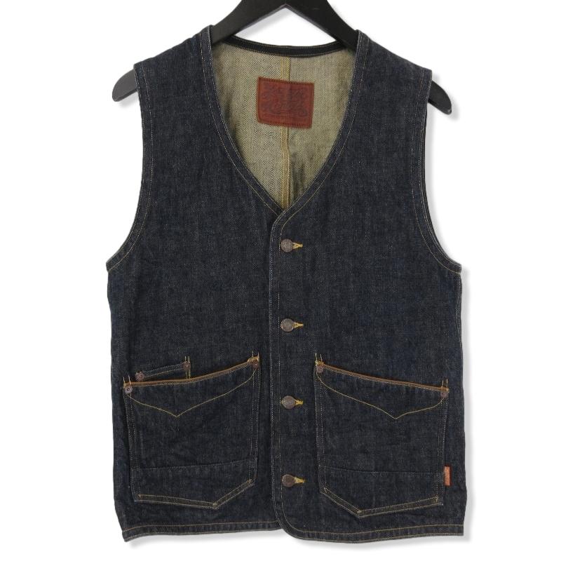 ロストコントロール デニムベスト ロストコントロール QPデニム