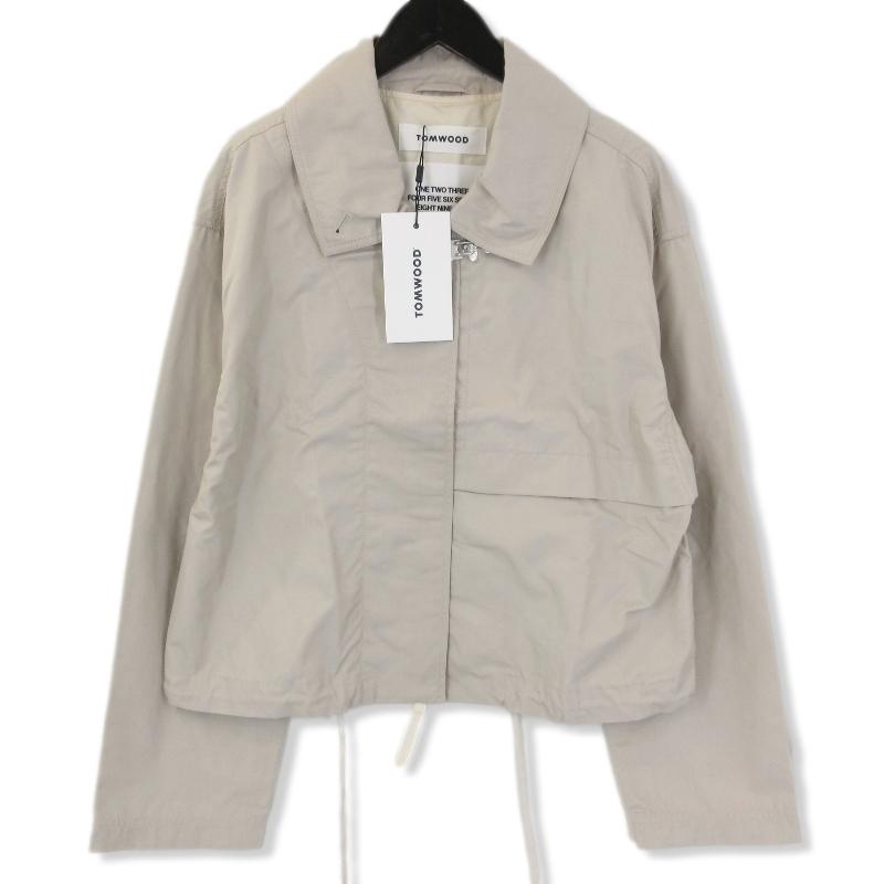未使用 TOM WOOD トムウッド ミリタリージャケット SAVOY JACKET クロップド丈 サンド S タグ付き 71006856 71006856クラシック 通販