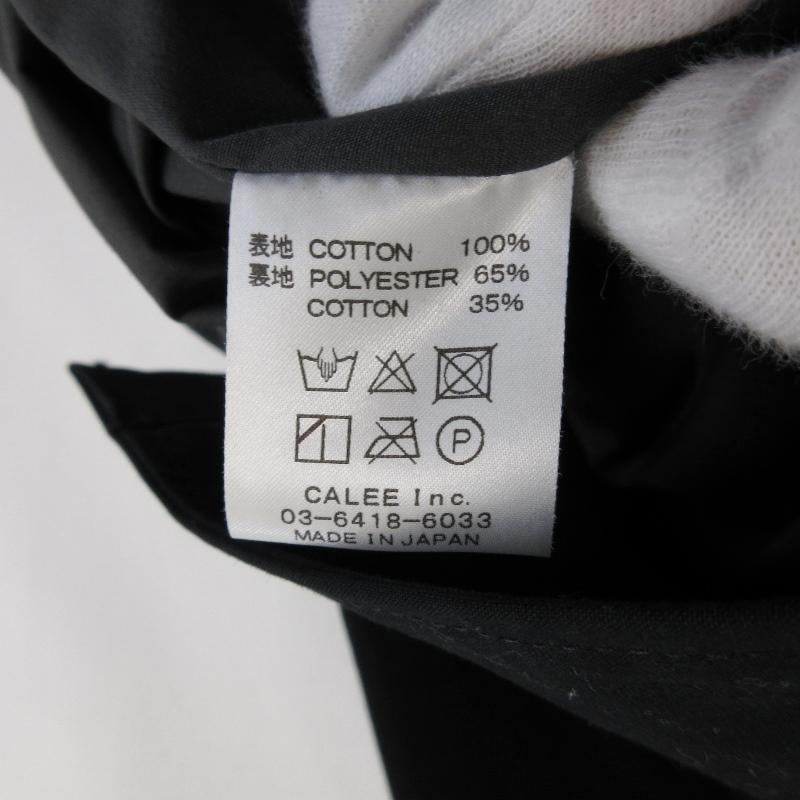 CALEE キャリー パラフィン馬布 ロングコート CL-18AW053 HORSE