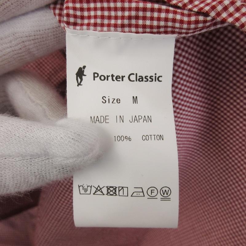 Porter Classic 未使用 ポータークラシック 長袖チェックシャツ Porter Classic 未使用 ポータークラシック 長袖チェックシャツ