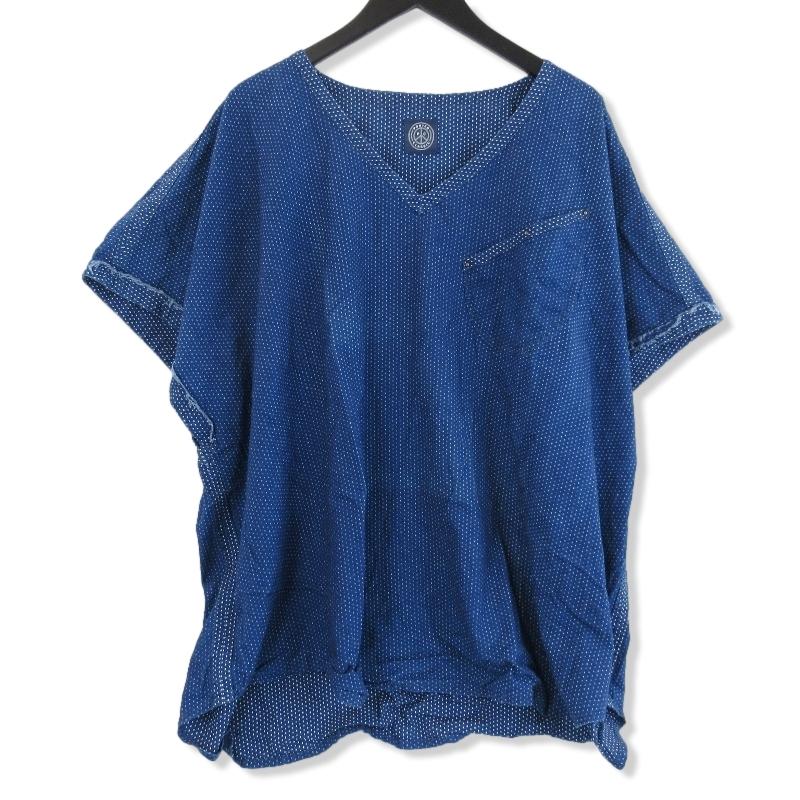 Porter Classic ポータークラシック 半袖Tシャツ サシドット ポンチョ 