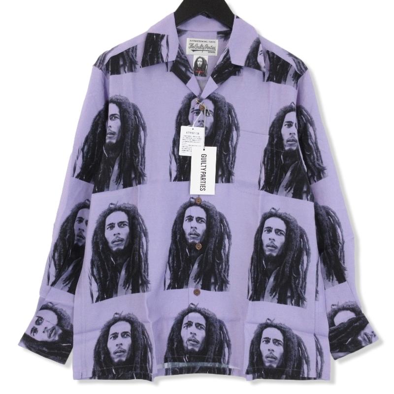 WACKO MARIA 未使用 ワコマリア 長袖アロハシャツ BOBMARLEY-WM-HI06  
