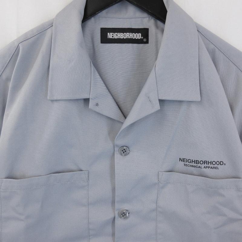 美品 NEIGHBORHOOD ネイバーフッド 半袖オープンカラーシャツ 221TSNH