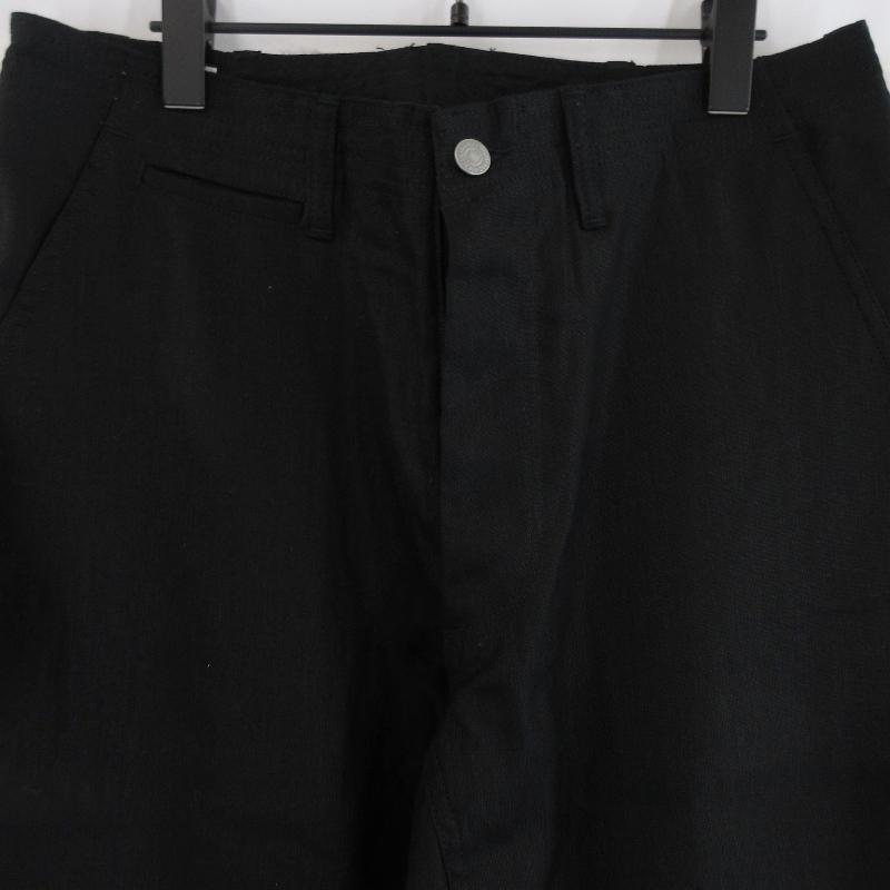 SASSAFRAS  ササフラス Sprayer Stream Pants 黒 SASSAFRAS/ササフラス】Sprayer Stream Pant - Herringbone Blanket