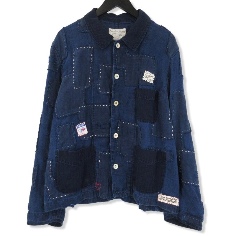Porter Classic ポータークラシック カバーオール パッチワーク ハンド 