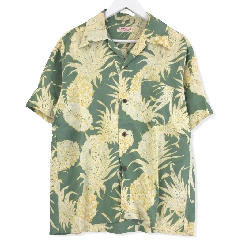SUN SURF サンサーフ 半袖アロハシャツ M32857 パイナップル 総