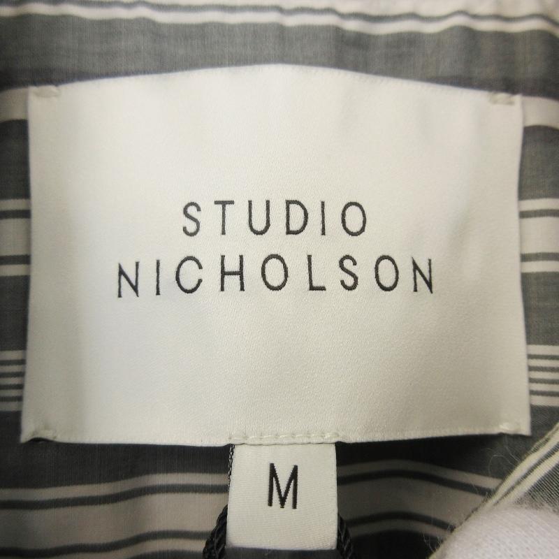 未使用 STUDIO NICHOLSON スタジオニコルソン 長袖シャツ SANTO