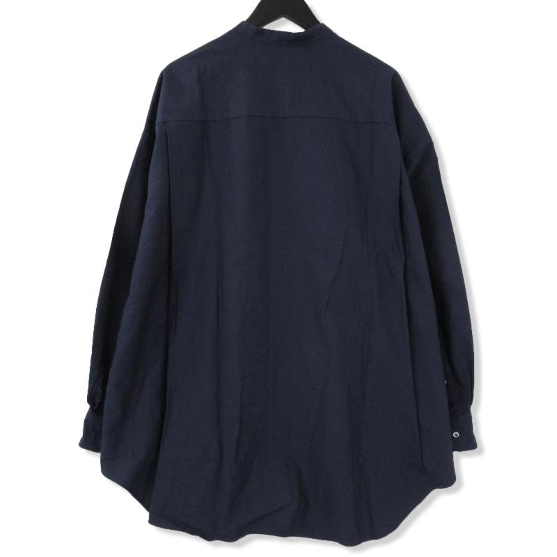 Graphpaper 長袖シャツ ネイビー 24ss