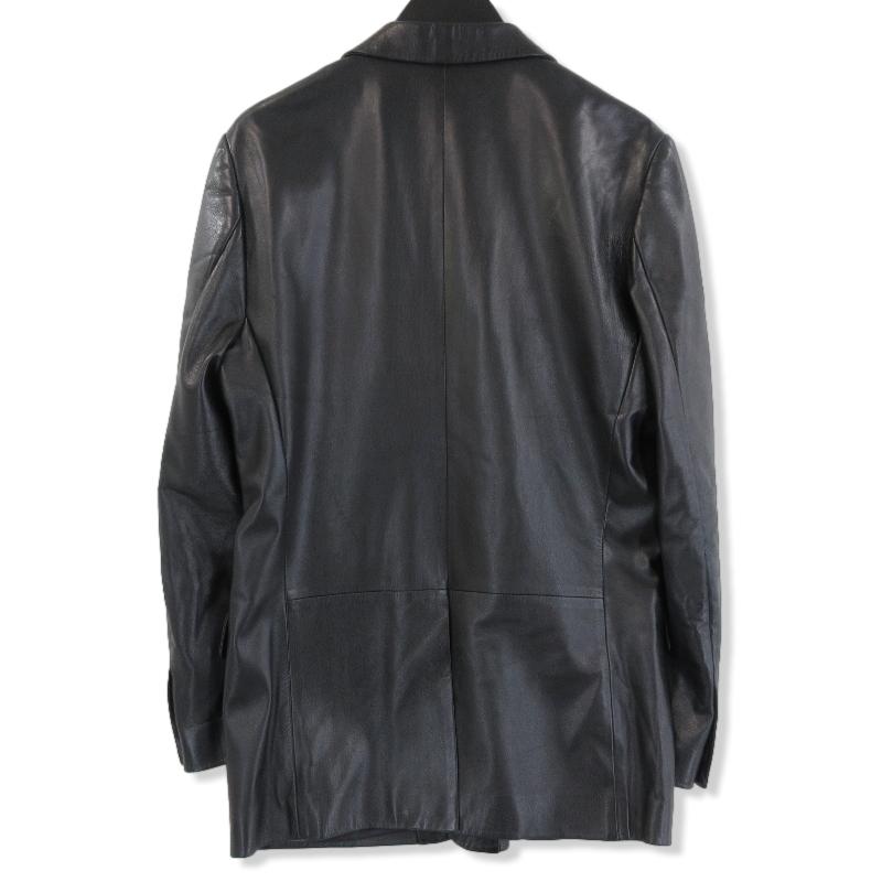 GUCCI グッチ レザー テーラードジャケット 339-0781-7516 GUCCI グッチ レザー テーラードジャケット 339-0781-7516