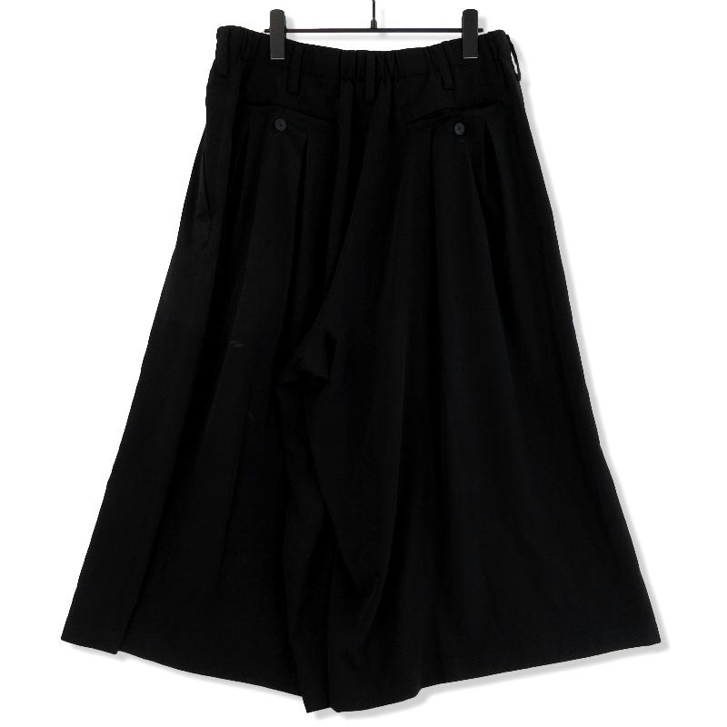 Yohji Yamamoto ヨウジヤマモト タキシード ワイド タック ゴム ハーフ