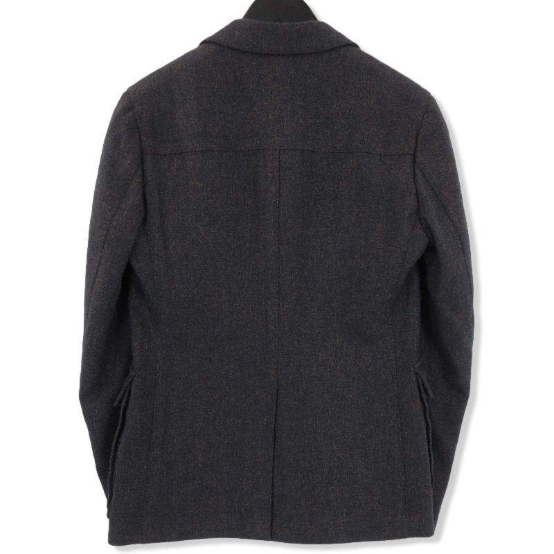 美品 LARDINI ラルディーニ サファリジャケット JH5580AQ-5 ウール 