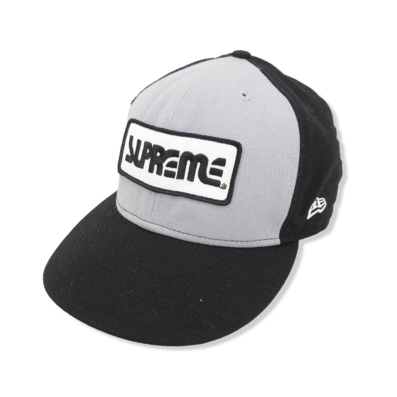 Supreme　NEW ERA　ベースボールキャップ Supreme ニューエラ ベースボールキャップ 7 3/4 黒 - メルカリ