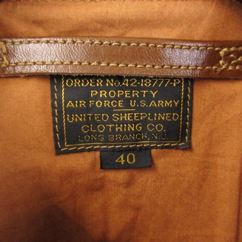 BUZZ RICKSON'S 未使用 バズリクソンズ A-2 BR80633 UNITED BUZZ RICKSON'S 未使用 バズリクソンズ A-2 BR80633 UNITED