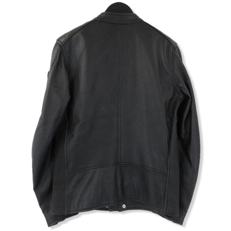 【美品】DIESEL ディーゼル ゴートレザー ライダースジャケット ブラック DIESEL】ディーゼル 