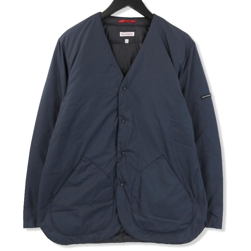 DRESSTERIOR] ノーカラーライトダウンジャケット