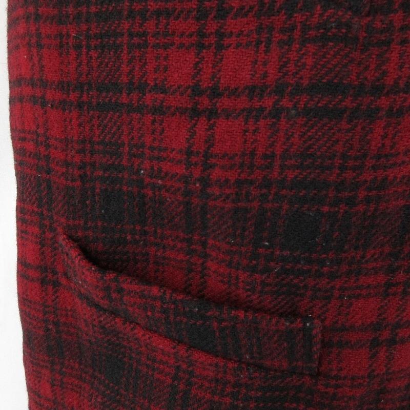 WOOLRICH ウールリッチ ダウンベスト USA製 チェック柄 ウール  