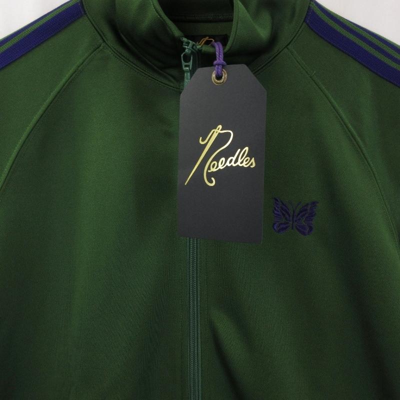 【Needles】希少 23awシリーズ トラックジャケット グリーン Mサイズ NEEDLES[ニードルズ] 23AW Track Jacket-Poly Smooth [Wine/Ivy