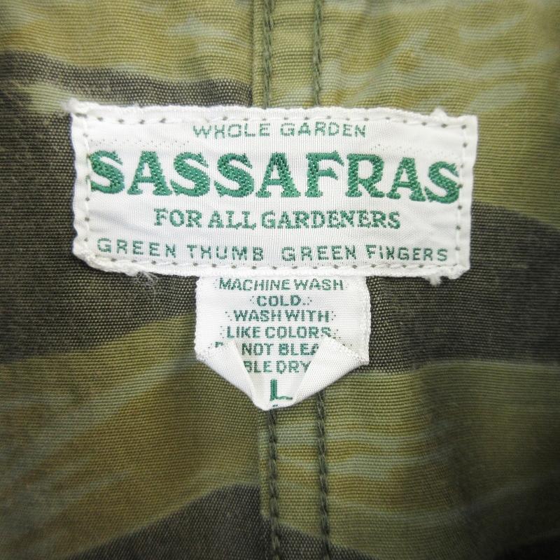 SASSAFRAS ササフラス 60/40 フォールリーフジャケット Fall Leaf Jacket タイガーカモ ワークジャケット 総柄 オリーブ L  71008923｜classic｜04