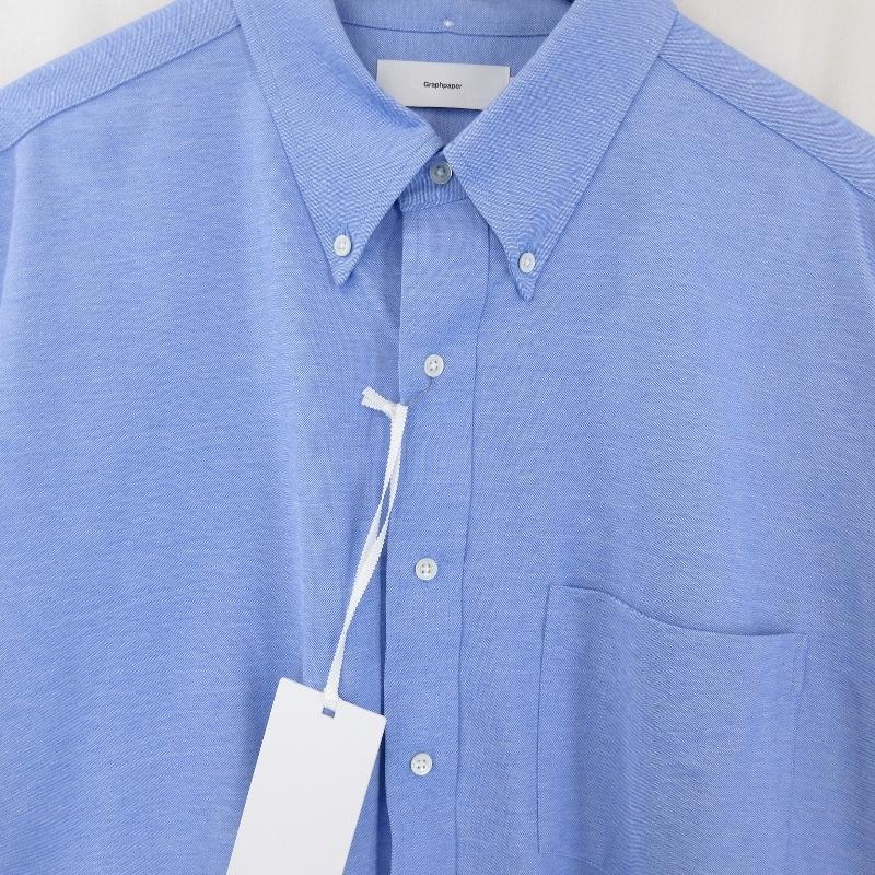 Graphpaper 青 長袖シャツ Oサイズ
