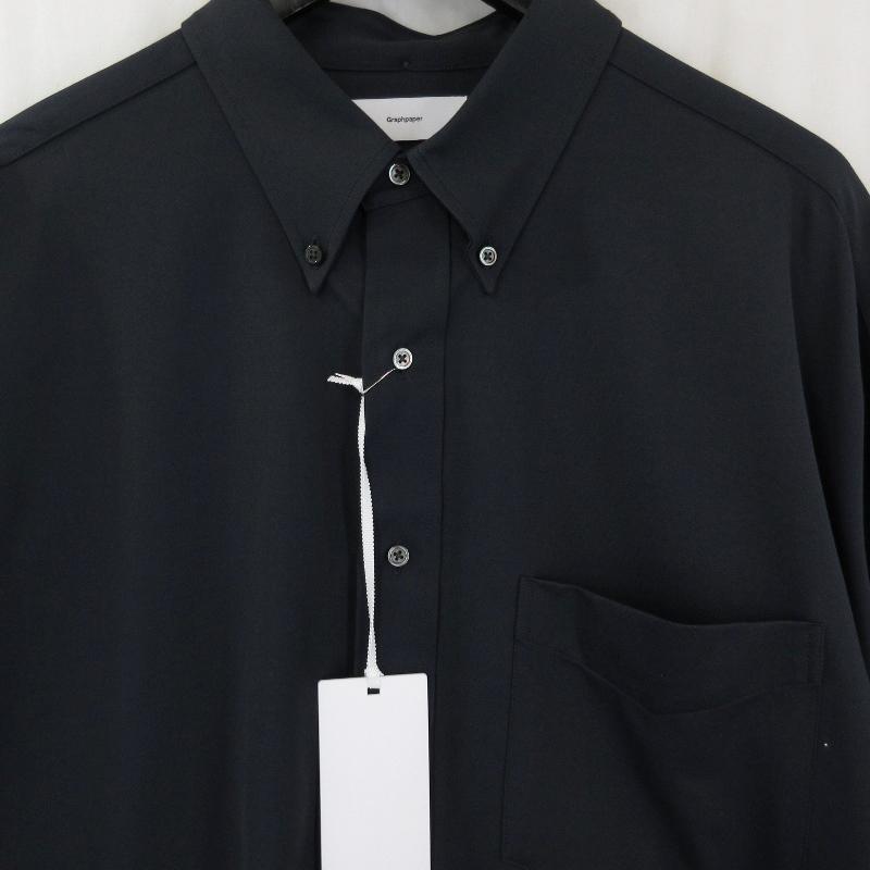 graphpaper オックスフォードオーバーサイズシャツ グラフペーパー Graphpaper (グラフペーパー) Oxford Oversized Band Collar