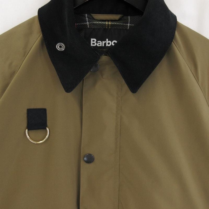 美品 Barbour バブアー ショートコート BLYTH 241MCAS136 ショートジャケット Bshop別注 カーキ 40  71009207｜classic｜03