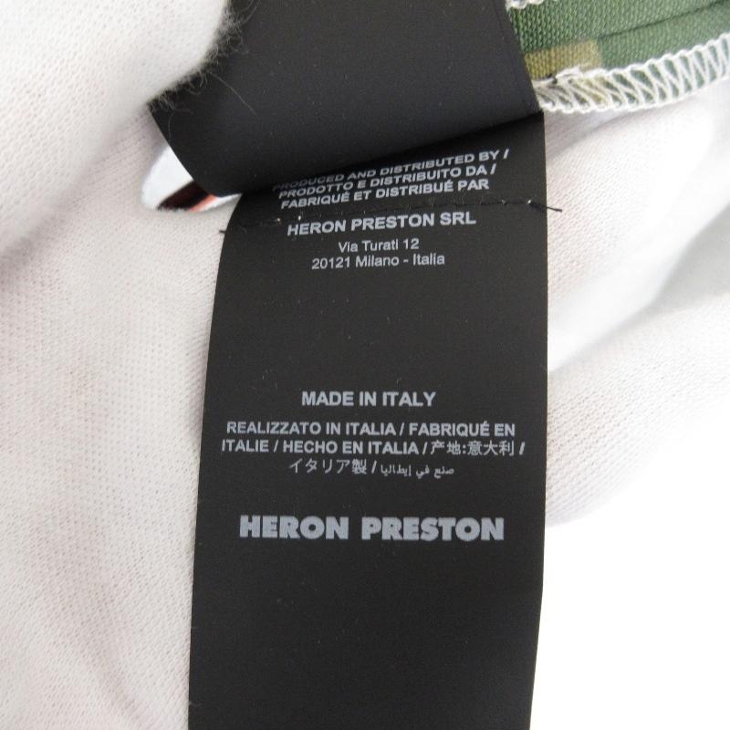 未使用 HERON PRESTON ヘロンプレストン LS POCKETS SHIRT HMGF22-180 カモフラージュ柄 オーバーサイズ 長袖シャツ GREEN M  71009229｜classic｜06