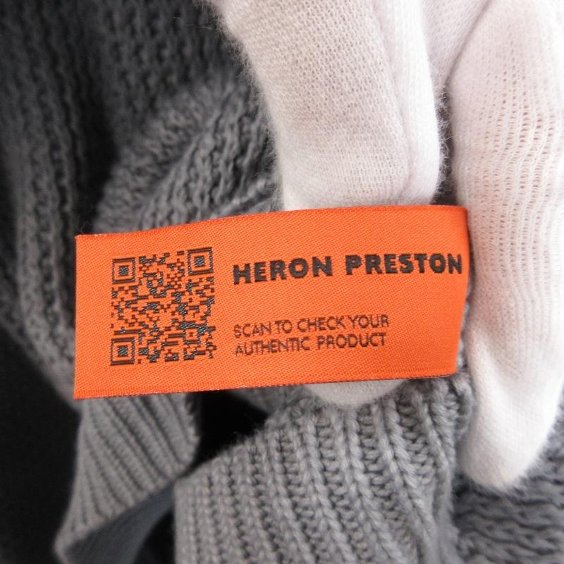 未使用 HERON PRESTON ヘロンプレストン GRADIENT KNIT CREWNECK HMHS23-200 クルーネックニット セーター 0901/GRAY M  71009264｜classic｜06