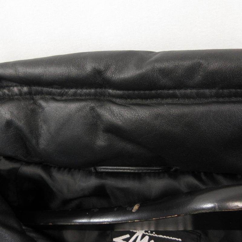 STUSSY ステューシー レザーダウンジャケット BURLY GEAR Cow STUSSY ステューシー レザーダウンジャケット BURLY GEAR Cow