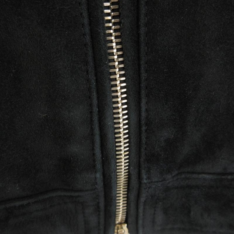 EMMETI エンメティ やぎ革 ゴートスキン ノーカラー コート スウェード EMMETI エンメティ シングル ライダース ジャケット GIAPPONE