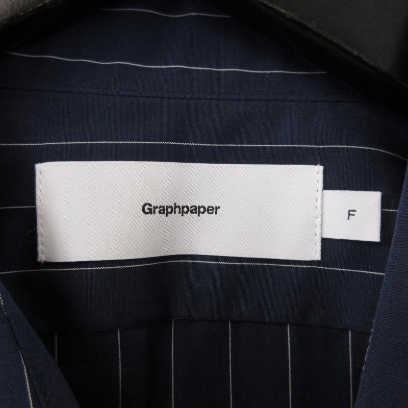 Graphpaper グラフペーパー 長袖シャツGM233-50021B 未使用 Graphpaper グラフペーパー High Count Broad Regular