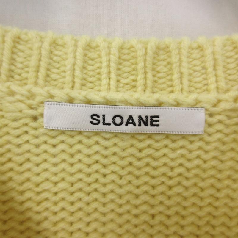 SLOANE スローン クルーネックニット SL6W-188 3G/5G ジーロンラム 
