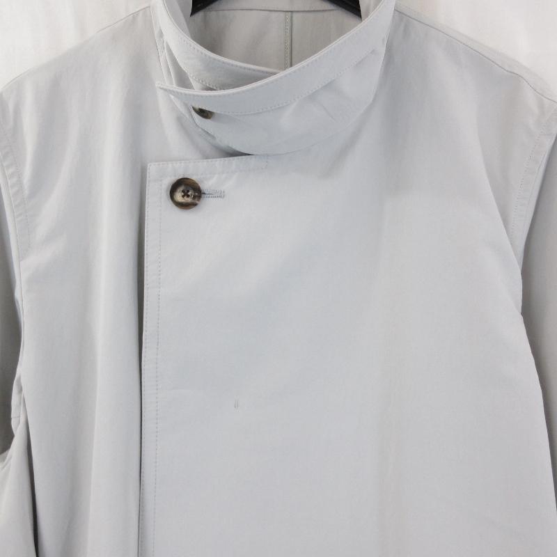 未使用 IRENISA イレニサ STAND COLLAR COAT WITH LEATHER STRAP IH 