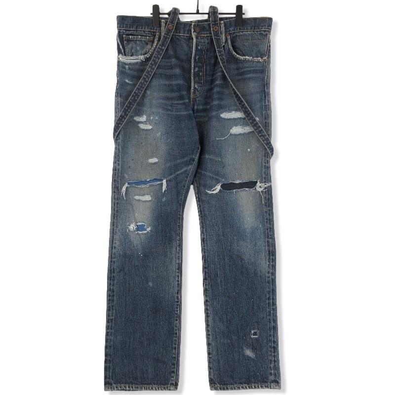 visvim VISVIM ビズビム サスペンダー付きデニムパンツ visvim VISVIM ビズビム サスペンダー付きデニムパンツ
