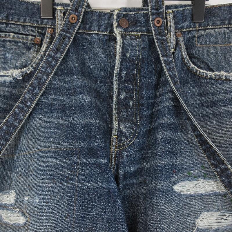 visvim VISVIM ビズビム サスペンダー付きデニムパンツ visvim VISVIM ビズビム サスペンダー付きデニムパンツ