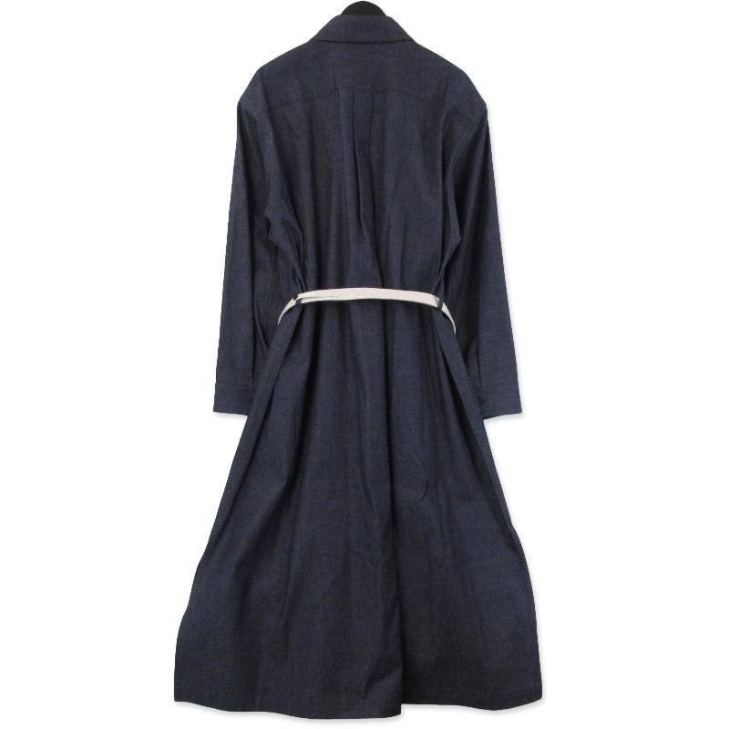 未使用 IRENISA イレニサ SHIRT COAT WITH LINEN MIX BELT IH 未使用 IRENISA イレニサ SHIRT COAT WITH LINEN MIX BELT IH