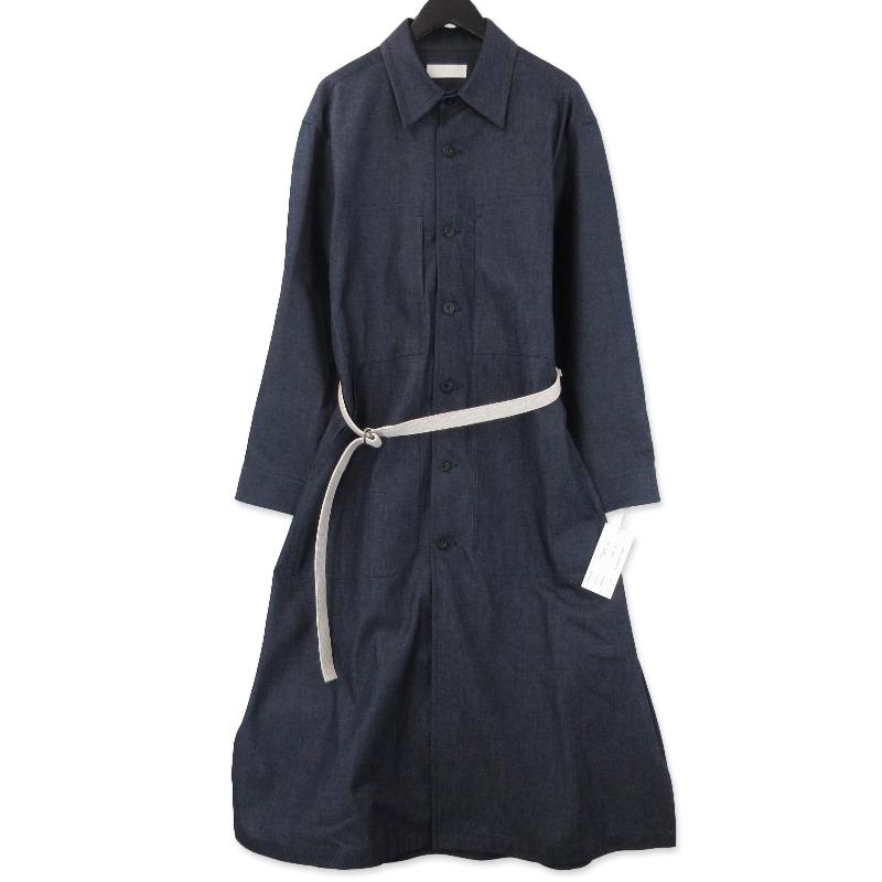未使用 IRENISA イレニサ SHIRT COAT WITH LINEN MIX BELT IH 未使用 IRENISA イレニサ SHIRT COAT WITH LINEN MIX BELT IH