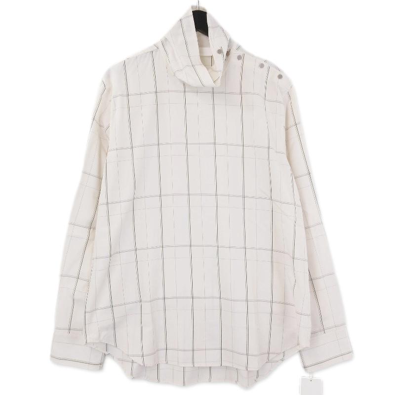 未使用 IRENISA イレニサ HIGH NECKED PULLOVER SHIRT IH-21FW-B007-TB 