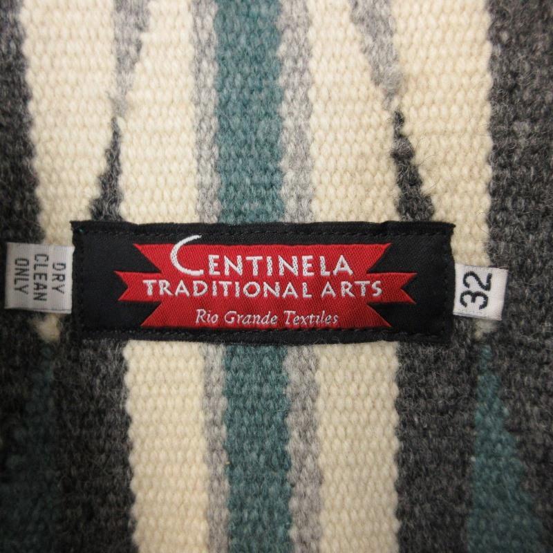 TRADITIONAL ARTS センチネラトラディショナルアーツ チマヨベスト コンチョボタン CHIMAYO RUG グリーン 32  71009958 【ECHOPPE】
