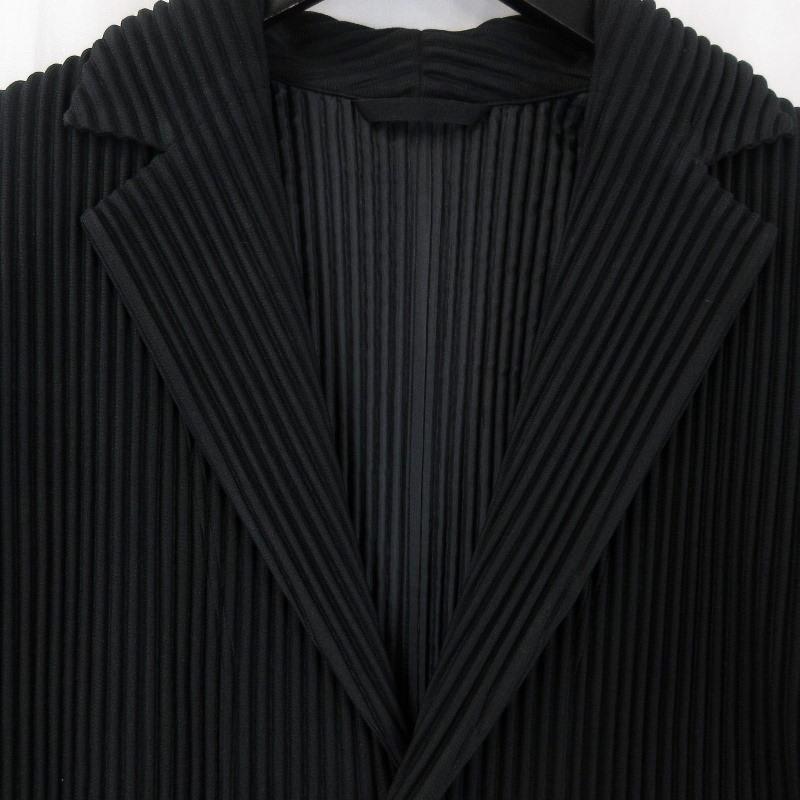HOMME PLISSE BASICS プリーツジャケットHP55JD201 HOMME PLISSE