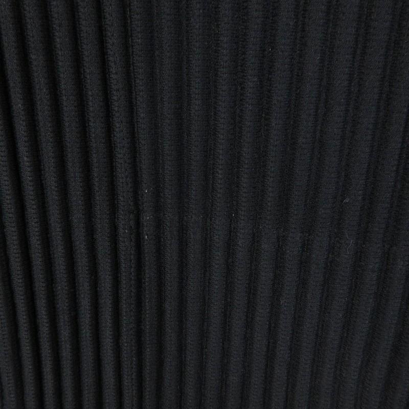 HOMME PLISSE 黒 プリーツニット HP55JL140 size 3 HOMME PLISSE ISSEY MIYAKE オムプリッセイッセイミヤケ