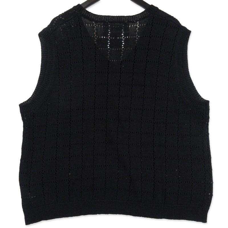 DAIRIKU ダイリク ニットベスト 22SS K-4 A.J. Knit Vest ブラック 黒 
