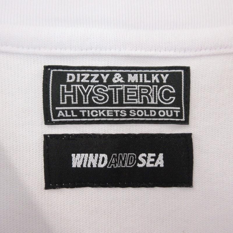 WIND AND SEA × HYSTERIC GLAMOUR ロンT 限定 Wind and sea ヒステリックグラマー ロンt いそ Amazon | wind