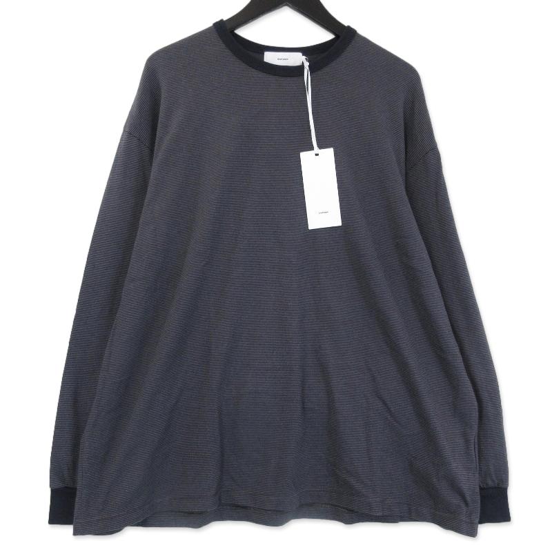 美品 Graphpaper グラフペーパー 長袖Tシャツ GU241-70117B Narrow  