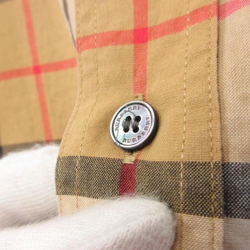 BURBERRY バーバリー ノバチェック ボタンダウン シャツ 長袖 現行タグ BURBERRY LONDON(バーバリーロンドン) ノバチェックボタンダウン