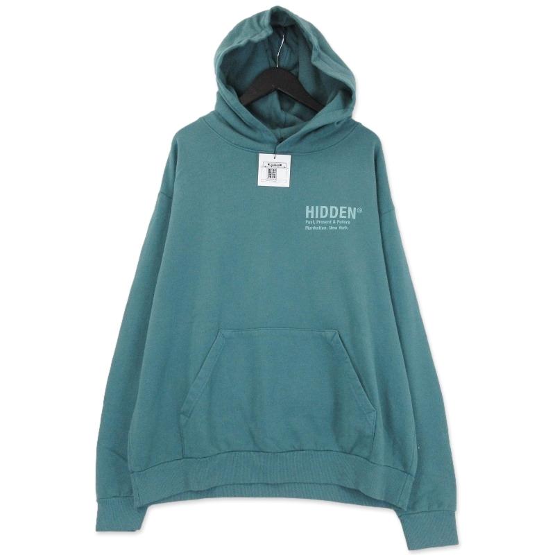 美品 Hidden NY ヒドゥンニューヨーク プルオーバーパーカー パッチ 